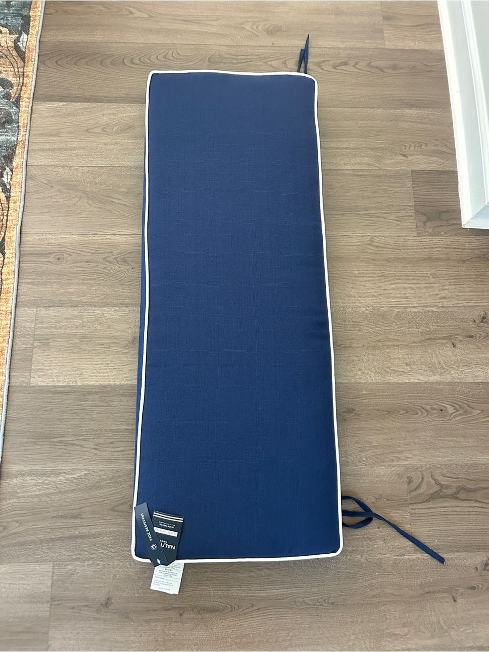 Nautica Indoor/OutdoorNavy Bench Cushion